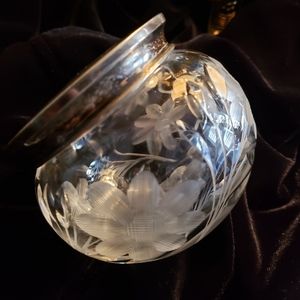 Art Nouveau Sterling Silver Dresser Jar